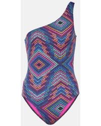 Eres - Costume intero monospalla multicolore - Lyst