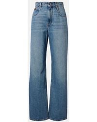 Tod's - High-Rise Wide-Leg Jeans - Lyst