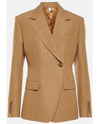 Burberry - Single-Breasted Wool Blazer - Lyst