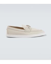 Christian Louboutin - Slip-Ons Chambeliboat Aus-Leder - Lyst