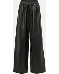Wardrobe NYC - Leather Wide-leg Pants - Lyst