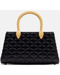 BVLGARI - Serpentine Duette Satin Top-Handle Bag - Lyst