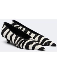 TOTEME - Zebra-Print Calf Hair Pumps - Lyst