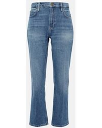 FRAME - Cropped Bootcut Jeans 70's - Lyst
