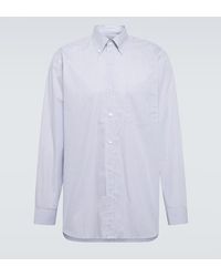 Dries Van Noten - Striped Cotton Poplin Oxford Shirt - Lyst