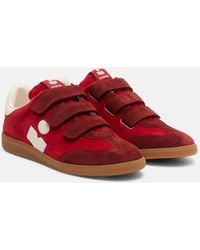 Isabel Marant - Beth Logo Suede Sneakers - Lyst