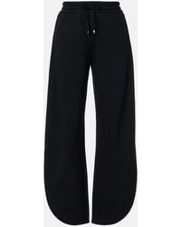 Alaïa - Cotton Fleece Sweatpants - Lyst