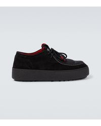 Moon Boot - Mtrack Low Suede Sneakers - Lyst