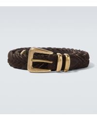 Eleventy - Braided Suede Belt - Lyst