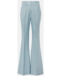 Gabriela Hearst - Rhein High-Rise Silk And Wool Flared Pants - Lyst