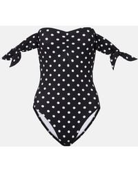 Karla Colletto - Polka-Dot Swimsuit - Lyst