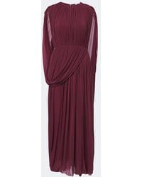 FFORME - Kahlo Draped Jersey Maxi Dress - Lyst