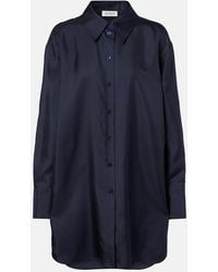 Rohe - Camisa De Seda Oversized - Lyst