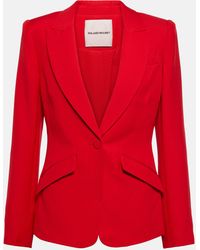 Roland Mouret - Single-breasted Wool And Silk Blazer - Lyst