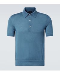 Tom Ford - Cashmere And Silk Polo Shirt - Lyst