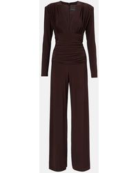 Norma Kamali - Mono De Jersey Fruncido - Lyst