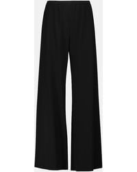 The Row - Gala Virgin Wool Wide-Leg Pants - Lyst