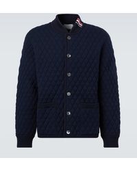 Thom Browne - Quilted Wool-Blend Jacket - Lyst