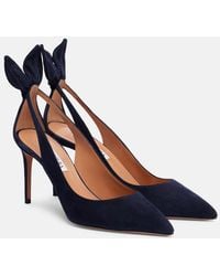 Aquazzura - Bow Tie 85 Pumps - Lyst