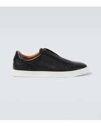 Magnanni - Costa Slip Ii Leather Slip-On Shoes - Lyst