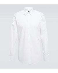 Dolce & Gabbana - Camicia in popeline di cotone - Lyst