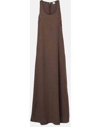 TOTEME - Vestido Midi De Sable - Lyst