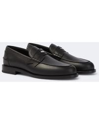 Christian Louboutin - Plato Leather Penny Loafers - Lyst