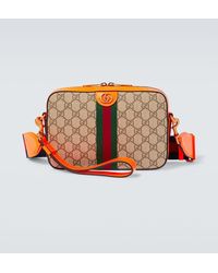 Gucci - Messenger Bag Ophidia Small GG aus Canvas - Lyst