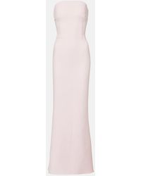 Safiyaa - Sofie Embellished Crepe Bustier Gown - Lyst