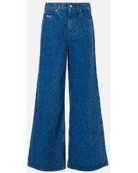 Marni - Logo Wide-Leg Jeans - Lyst