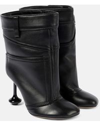 Loewe - Toy Panta 90 Leather Ankle Boots - Lyst