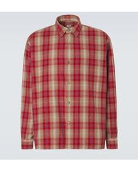 A.PRESSE - Vintage Cotton And Silk Twill Shirt - Lyst