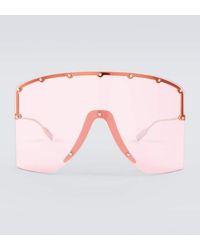 Gucci - Mask-Frame Sunglasses - Lyst