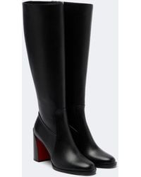 Christian Louboutin - Iranina Leather Knee-High Boots - Lyst