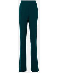 Safiyaa - High-Rise-Schlaghose Alexa Aus Crepe - Lyst