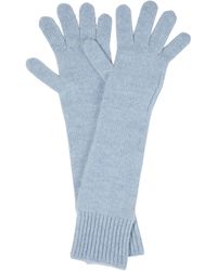 Khaite Handschuhe Soraya aus Kaschmir - Blau