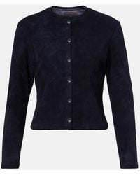 Stouls - Astrid 24 Suede Cardigan - Lyst