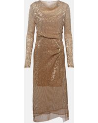 Dorothee Schumacher - Shimmering Dreams Sequined Midi Dress - Lyst