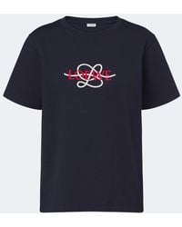 Loewe - Logo Cotton-Blend Jersey T-Shirt - Lyst