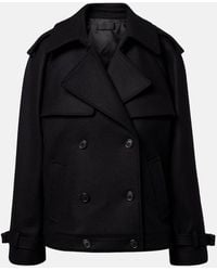 Nili Lotan - Amaury Double-Breasted Wool-Blend Coat - Lyst