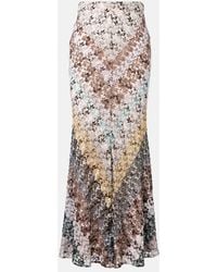 Missoni - Gonna Lunga A Zig-Zag - Lyst