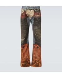 Acne Studios - Jeans Regular Trompe L'Oil A Vita Bassa - Lyst