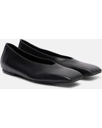Rick Owens - Leather Ballet Flats - Lyst