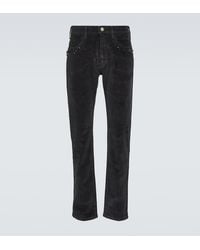 Undercover - Studded Cotton Corduroy Slim Pants - Lyst
