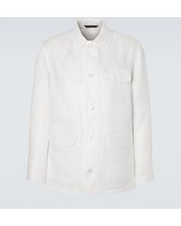 Brioni - Linen And Cotton Jacket - Lyst