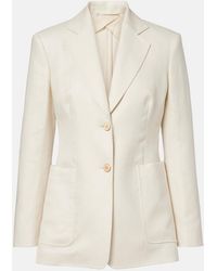 Max Mara - Volonta Linen Blazer - Lyst