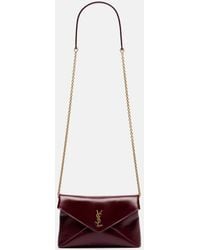 Saint Laurent - Cassandre Mini Leather Crossbody Bag - Lyst