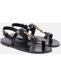 Saint Laurent - Cassandre Sandals - Lyst