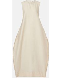 Rohe - Linen And Silk-Blend Maxi Dress - Lyst