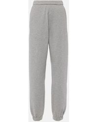 The Attico - Penny Cotton Fleece Sweatpants - Lyst